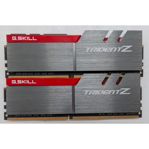 Озп G.Skill DDR4 16GB (2x8GB) 2800Mhz Trident Z (F4-2800C15D-16GTZB) (Відновлено продавцем, 789622) купити з перевіркою сумісності: огляд, характеристики, ціна у Києві, Львові, Вінниці, Хмельницькому, Івано-Франківську, Україні | інтернет-магазин TELEMART.UA фото