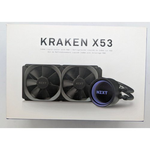 Купить Готовая сво NZXT Kraken X53 (RL-KRX53-01) (Восстановлено продавцом, 789646) с проверкой совместимости: обзор, характеристики, цена в Киеве, Днепре, Одессе, Харькове, Украине | интернет-магазин TELEMART.UA фото