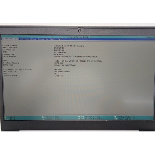 Купити Ноутбук Lenovo IdeaPad L340-15IRH Gaming (81LK00JPRA) Black (Відновлено продавцем, 789669) - ціна в Києві, Львові, Вінниці, Хмельницькому, Франківську, Україні | інтернет-магазин TELEMART.UA фото