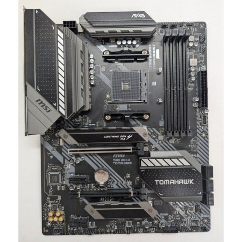 Купить Материнская плата MSI MAG B550 TOMAHAWK (sAM4, AMD B550) (Восстановлено продавцом, 789701) с проверкой совместимости: обзор, характеристики, цена в Киеве, Днепре, Одессе, Харькове, Украине | интернет-магазин TELEMART.UA фото