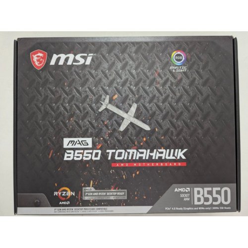 Купить Материнская плата MSI MAG B550 TOMAHAWK (sAM4, AMD B550) (Восстановлено продавцом, 789701) с проверкой совместимости: обзор, характеристики, цена в Киеве, Днепре, Одессе, Харькове, Украине | интернет-магазин TELEMART.UA фото