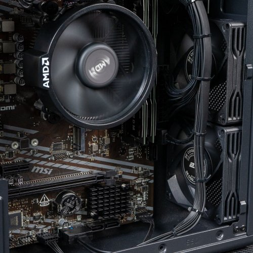 Компьютер HEXO Office RG Base (HOB-5600GT-16S480BKMS) Black/Mesh купить в Украине: Киев, Днепр, Харьков, Одесса  | Низкая цена, отзывы, характеристики от TELEMART фото