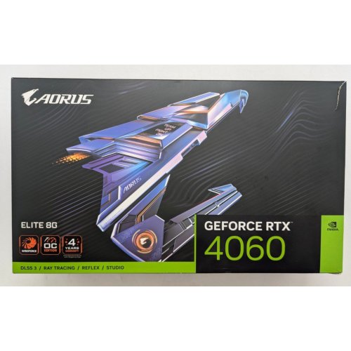 Відеокарта Gigabyte GeForce RTX 4060 AORUS Elite 8192MB (GV-N4060AORUS E-8GD) (Відновлено продавцем, 789718) купити з перевіркою сумісності: огляд, характеристики, ціна у Києві, Львові, Вінниці, Хмельницькому, Івано-Франківську, Україні | інтернет-магазин TELEMART.UA фото