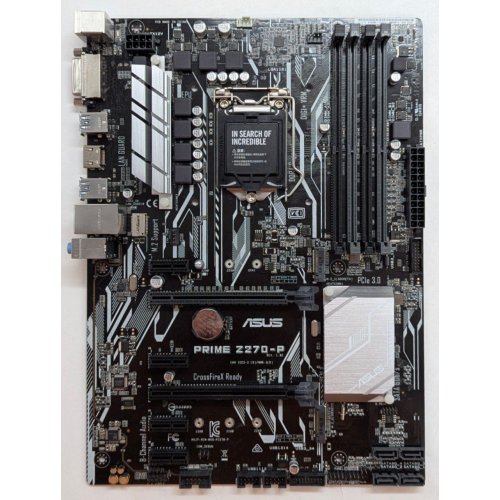 Материнська плата Asus PRIME Z270-P (s1151, Intel Z270) (Відновлено продавцем, 789727) купити з перевіркою сумісності: огляд, характеристики, ціна у Києві, Львові, Вінниці, Хмельницькому, Івано-Франківську, Україні | інтернет-магазин TELEMART.UA фото