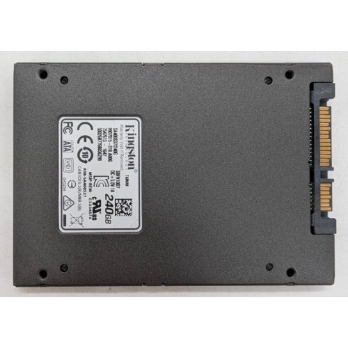 Купить Ssd-диск Kingston SSDNow A400 TLC 240GB 2.5'' (SA400S37/240G) (Восстановлено продавцом, 789733) с проверкой совместимости: обзор, характеристики, цена в Киеве, Днепре, Одессе, Харькове, Украине | интернет-магазин TELEMART.UA фото