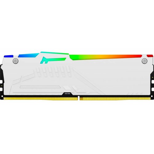 Уцінка озп Kingston DDR5 128GB (4x32GB) 5600Mhz FURY Beast RGB White (KF556C40BWAK4-128) (Розкрита упаковка, 789741) купити з перевіркою сумісності: огляд, характеристики, ціна у Києві, Львові, Вінниці, Хмельницькому, Івано-Франківську, Україні | інтернет-магазин TELEMART.UA фото