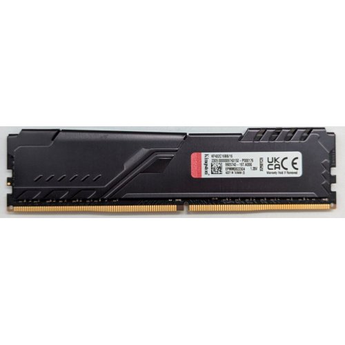 Купить Озу Kingston DDR4 16GB 3200Mhz FURY Beast Black (KF432C16BB/16) (Восстановлено продавцом, 789745) с проверкой совместимости: обзор, характеристики, цена в Киеве, Днепре, Одессе, Харькове, Украине | интернет-магазин TELEMART.UA фото