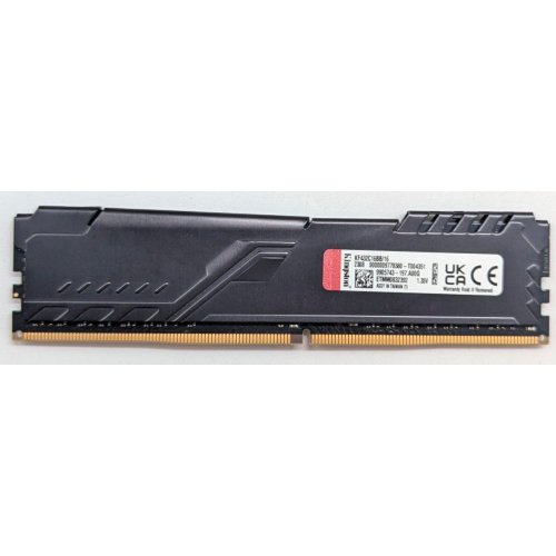 Купить Озу Kingston DDR4 16GB 3200Mhz FURY Beast Black (KF432C16BB/16) (Восстановлено продавцом, 789775) с проверкой совместимости: обзор, характеристики, цена в Киеве, Днепре, Одессе, Харькове, Украине | интернет-магазин TELEMART.UA фото