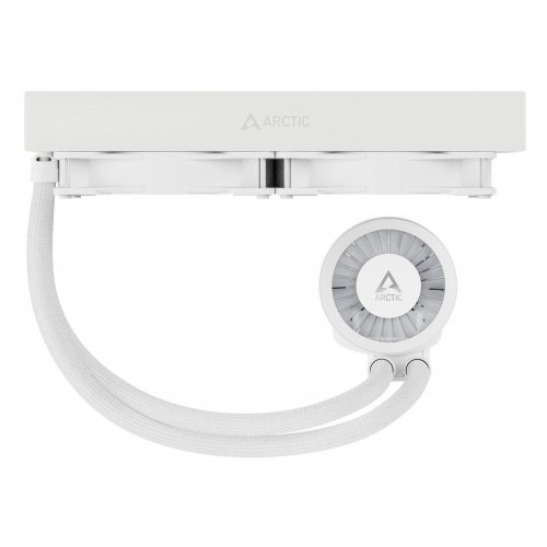 Уцінка готова сво Arctic Liquid Freezer III 280 A-RGB (ACFRE00151A) White (Розкрита упаковка, 789804) купити з перевіркою сумісності: огляд, характеристики, ціна у Києві, Львові, Вінниці, Хмельницькому, Івано-Франківську, Україні | інтернет-магазин TELEMART.UA фото