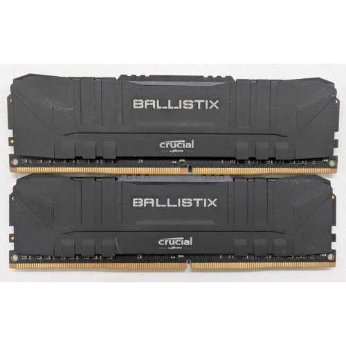 Озп Crucial DDR4 16GB (2x8GB) 3200Mhz Ballistix Black (BL2K8G32C16U4B) (Відновлено продавцем, 789904) купити з перевіркою сумісності: огляд, характеристики, ціна у Києві, Львові, Вінниці, Хмельницькому, Івано-Франківську, Україні | інтернет-магазин TELEMART.UA фото