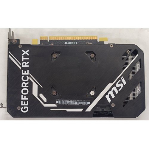 Відеокарта MSI GeForce RTX 4060 Ti VENTUS 2X BLACK OC 16384MB (RTX 4060 Ti VENTUS 2X BLACK 16G OC) (Відновлено продавцем, 789987) купити з перевіркою сумісності: огляд, характеристики, ціна у Києві, Львові, Вінниці, Хмельницькому, Івано-Франківську, Україні | інтернет-магазин TELEMART.UA фото