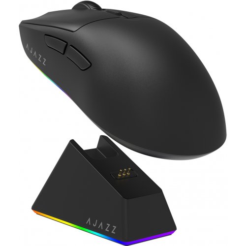Купити Миша Ajazz AJ139 V2 MC Wireless (AJ139-V2-MC-B) Black - ціна в Києві, Львові, Вінниці, Хмельницькому, Франківську, Україні | інтернет-магазин TELEMART.UA фото