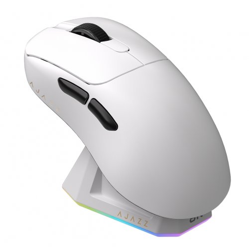 Купити Миша Ajazz AJ179 Pro Wireless (AJ179-PRO-W) White - ціна в Києві, Львові, Вінниці, Хмельницькому, Франківську, Україні | інтернет-магазин TELEMART.UA фото