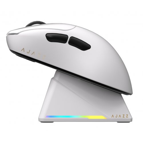 Купити Миша Ajazz AJ179 Pro Wireless (AJ179-PRO-W) White - ціна в Києві, Львові, Вінниці, Хмельницькому, Франківську, Україні | інтернет-магазин TELEMART.UA фото
