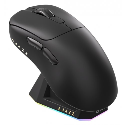 Купити Миша Ajazz AJ179 Pro Wireless (AJ179-PRO-B) Black - ціна в Києві, Львові, Вінниці, Хмельницькому, Франківську, Україні | інтернет-магазин TELEMART.UA фото