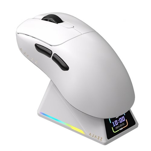Купити Миша Ajazz AJ179 APEX Wireless (AJM179-A-W) White - ціна в Києві, Львові, Вінниці, Хмельницькому, Франківську, Україні | інтернет-магазин TELEMART.UA фото
