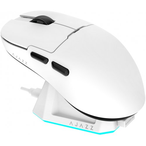 Купити Миша Ajazz AJ159P MC Wireless (AJ159P-MC-W) White - ціна в Києві, Львові, Вінниці, Хмельницькому, Франківську, Україні | інтернет-магазин TELEMART.UA фото