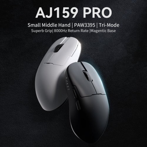 Купити Миша Ajazz AJ159 Pro Wireless (AJ159-PRO-W) White - ціна в Києві, Львові, Вінниці, Хмельницькому, Франківську, Україні | інтернет-магазин TELEMART.UA фото