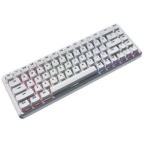 Купить Клавиатура Ajazz AK680 MAX RGB Magnetic Switches (AK680-WM-W-A) White - цена в Харькове, Киеве, Днепре, Одессе
в интернет-магазине Telemart фото