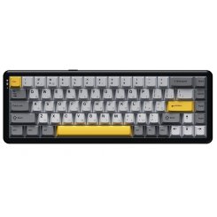 Клавиатура Ajazz AK680 MAX RGB Magnetic Switches Wireless (AK680-M-BGY-A) Black/Grey/Yellow