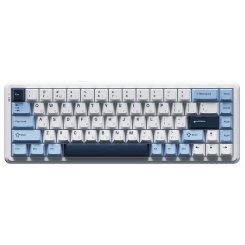 Клавиатура Ajazz AK680 MAX RGB Magnetic Switches Wireless (AK680-M-BWD-A) Blue/White/Dark Blue