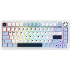 Клавіатура Ajazz AK820 MAX Plus RGB Daydream Switches Wireless With Screen (AK820MAX-DD-BWD) Blue/White/Dark Blue