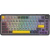Фото Клавіатура Ajazz AK820 MAX Plus RGB Daydream Switches Wireless With Screen (AK820MAX-DD-BGY) Black/Gray/Yellow