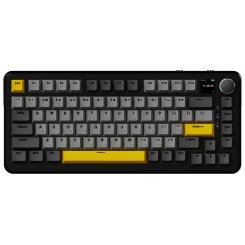 Клавиатура Ajazz AK820 MAX Plus RGB Daydream Switches Wireless With Screen (AK820MAX-DD-BGY) Black/Gray/Yellow