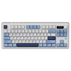 Клавиатура Ajazz AK870 Plus RGB Murad Switches Wireless With Screen (AK870-MU-BWD) Blue/White/Dark Blue