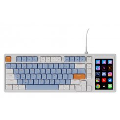 Клавиатура Ajazz AKP815 Red Switches (AKP815-R-WBO) White/Blue/Orange