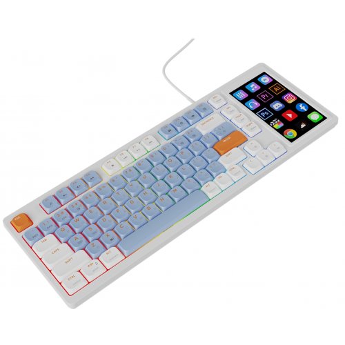 Купити Клавіатура Ajazz AKP815 Red Switches (AKP815-R-WBO) White/Blue/Orange - ціна в Києві, Львові, Вінниці, Хмельницькому, Франківську, Україні | інтернет-магазин TELEMART.UA фото