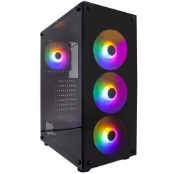 Уцінка корпус 1stPlayer V3-B-4F1 без БЖ Black (Розкрита упаковка, 790041)