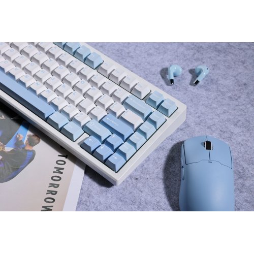 Клавіатура MCHOSE G75 Pro RGB Mechanical Matcha Latte Switch V2 Wireless (MC-G75-8-UA) Blue купити в Україні: Київ, Львів, Хмельницький, Тернопіль | Низька ціна, відгуки, характеристики від TELEMART фото