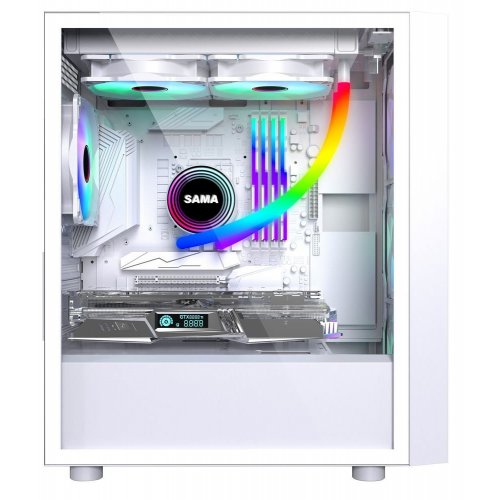 Купить Уценка корпус SAMA M203 без БП White (Вскрытая упаковка, 790046) с проверкой совместимости: обзор, характеристики, цена в Киеве, Днепре, Одессе, Харькове, Украине | интернет-магазин TELEMART.UA фото