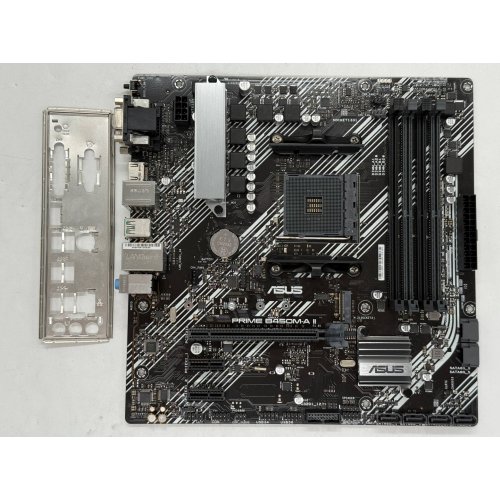 Материнська плата Asus Prime B450M-A II (sAM4, AMD B450) (Відновлено продавцем, 790223) купити з перевіркою сумісності: огляд, характеристики, ціна у Києві, Львові, Вінниці, Хмельницькому, Івано-Франківську, Україні | інтернет-магазин TELEMART.UA фото