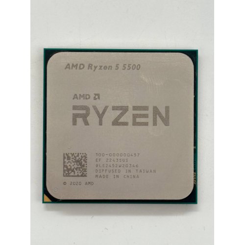 Купить Процессор AMD Ryzen 5 5500 3.6(4.2)GHz 16MB sAM4 Tray (100-000000457) (Восстановлено продавцом, 790225) с проверкой совместимости: обзор, характеристики, цена в Киеве, Днепре, Одессе, Харькове, Украине | интернет-магазин TELEMART.UA фото
