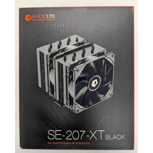 Кулер ID-Cooling SE-207-XT BLACK (SE-207-XT BLACK) (Відновлено продавцем, 790228) купити з перевіркою сумісності: огляд, характеристики, ціна у Києві, Львові, Вінниці, Хмельницькому, Івано-Франківську, Україні | інтернет-магазин TELEMART.UA фото