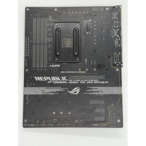Материнська плата Asus ROG STRIX B550-A GAMING (sAM4, AMD B550) (Відновлено продавцем, 790270) купити з перевіркою сумісності: огляд, характеристики, ціна у Києві, Львові, Вінниці, Хмельницькому, Івано-Франківську, Україні | інтернет-магазин TELEMART.UA фото