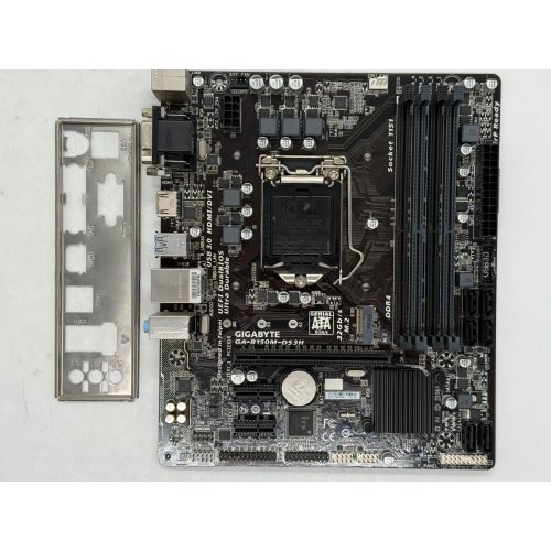 Купить Материнская плата Gigabyte GA-B150M-DS3H (s1151, Intel B150) (Восстановлено продавцом, 790290) с проверкой совместимости: обзор, характеристики, цена в Киеве, Днепре, Одессе, Харькове, Украине | интернет-магазин TELEMART.UA фото
