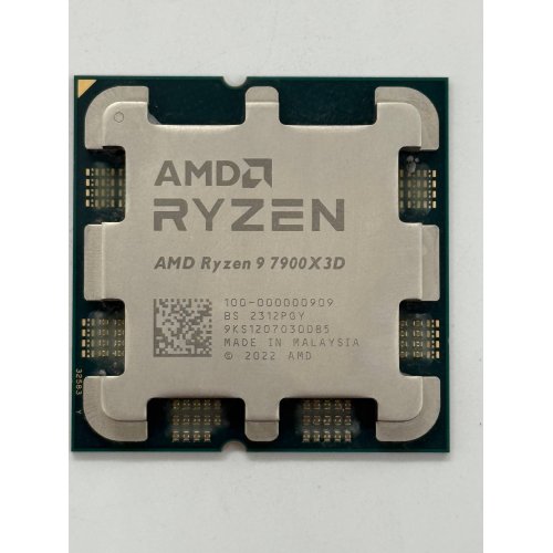 Процесор AMD Ryzen 9 7900X3D 4.4(5.6)GHz 128MB sAM5 Box (100-100000909WOF) (Відновлено продавцем, 790307) купити з перевіркою сумісності: огляд, характеристики, ціна у Києві, Львові, Вінниці, Хмельницькому, Івано-Франківську, Україні | інтернет-магазин TELEMART.UA фото