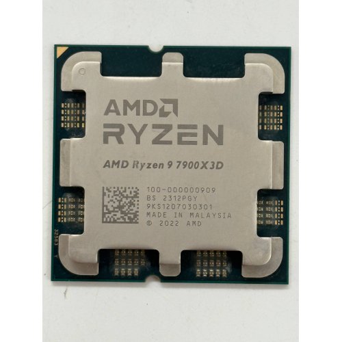 Процесор AMD Ryzen 9 7900X3D 4.4(5.6)GHz 128MB sAM5 Box (100-100000909WOF) (Відновлено продавцем, 790312) купити з перевіркою сумісності: огляд, характеристики, ціна у Києві, Львові, Вінниці, Хмельницькому, Івано-Франківську, Україні | інтернет-магазин TELEMART.UA фото