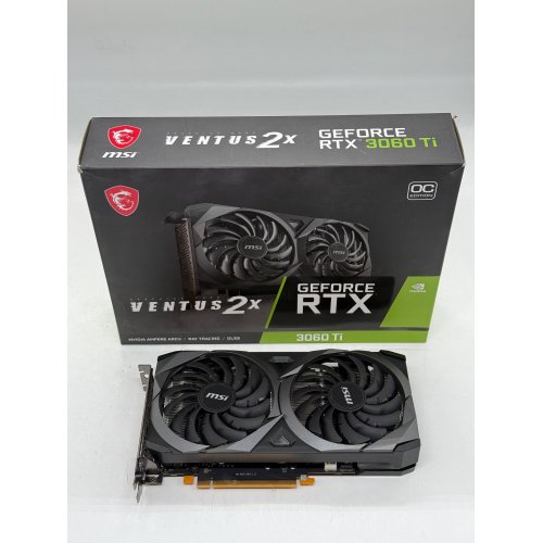 Купить Видеокарта MSI GeForce RTX 3060 Ti VENTUS 2X 8192MB (RTX 3060 Ti VENTUS 2X 8G V1) LHR (Восстановлено продавцом, 790320) с проверкой совместимости: обзор, характеристики, цена в Киеве, Днепре, Одессе, Харькове, Украине | интернет-магазин TELEMART.UA фото