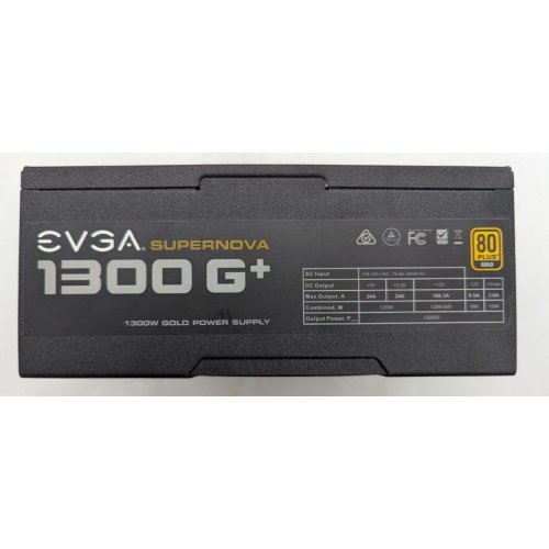 Блок живлення EVGA SuperNOVA 1300W (220-GP-1300-X1) (Відновлено продавцем, 790329) купити з перевіркою сумісності: огляд, характеристики, ціна у Києві, Львові, Вінниці, Хмельницькому, Івано-Франківську, Україні | інтернет-магазин TELEMART.UA фото