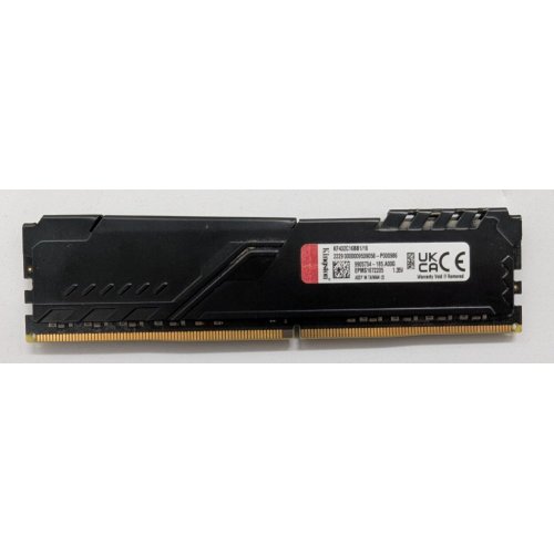 Купить Озу Kingston DDR4 16GB 3200Mhz FURY Beast Black (KF432C16BB1/16) (Восстановлено продавцом, 790354) с проверкой совместимости: обзор, характеристики, цена в Киеве, Днепре, Одессе, Харькове, Украине | интернет-магазин TELEMART.UA фото
