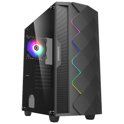 Корпус GAMEMAX Diamond ARGB Tempered Glass без БП Black (Восстановлено продавцом, 790542)