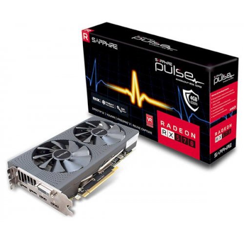 Купить Видеокарта Sapphire Radeon RX 570 PULSE 4096MB (11266-45-20G) (Восстановлено продавцом, 790801) с проверкой совместимости: обзор, характеристики, цена в Киеве, Днепре, Одессе, Харькове, Украине | интернет-магазин TELEMART.UA фото