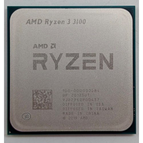 Процесор AMD Ryzen 3 3100 3.6(3.9)GHz 16MB sAM4 Tray (100-000000284) (Відновлено продавцем, 790814) купити з перевіркою сумісності: огляд, характеристики, ціна у Києві, Львові, Вінниці, Хмельницькому, Івано-Франківську, Україні | інтернет-магазин TELEMART.UA фото
