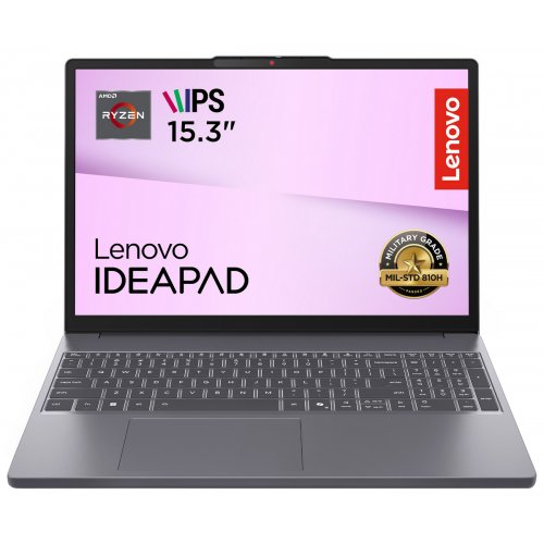 Купить Ноутбук Lenovo IdeaPad Slim 3 15ARP10 (83K700A0RA) Luna Grey - цена в Харькове, Киеве, Днепре, Одессе
в интернет-магазине Telemart фото