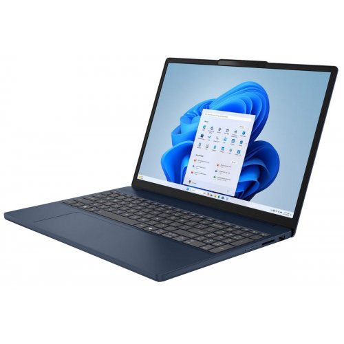 Купить Ноутбук Lenovo IdeaPad Slim 3 15IRH10 (83K100QVRA) Cosmic Blue - цена в Харькове, Киеве, Днепре, Одессе
в интернет-магазине Telemart фото