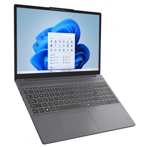 Купить Ноутбук Lenovo IdeaPad Slim 3 15IRU10 (83KD0016RA) Luna Grey - цена в Харькове, Киеве, Днепре, Одессе
в интернет-магазине Telemart фото